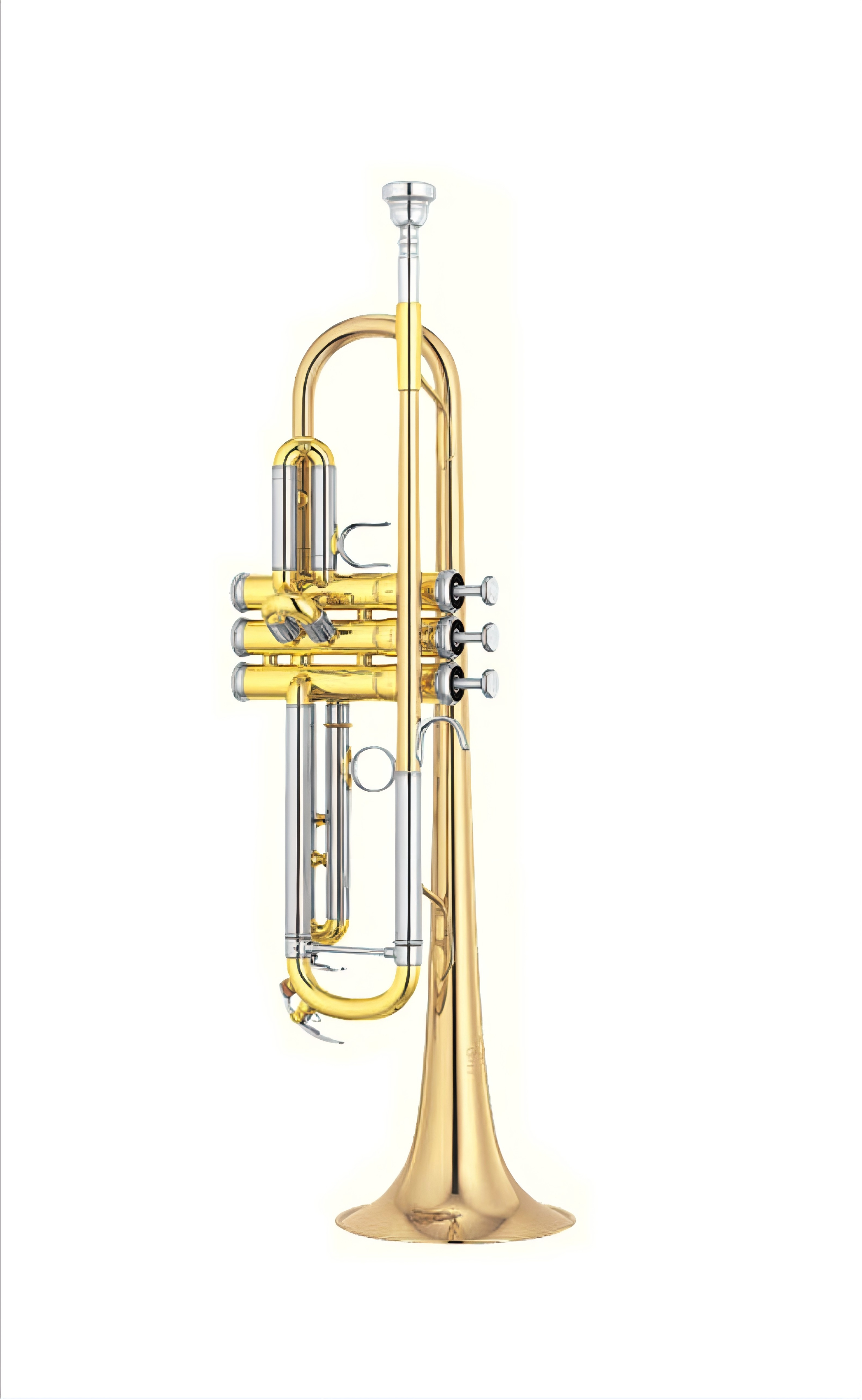 EM-TP108普及小号 材质黄铜 降B调-白铜变音管